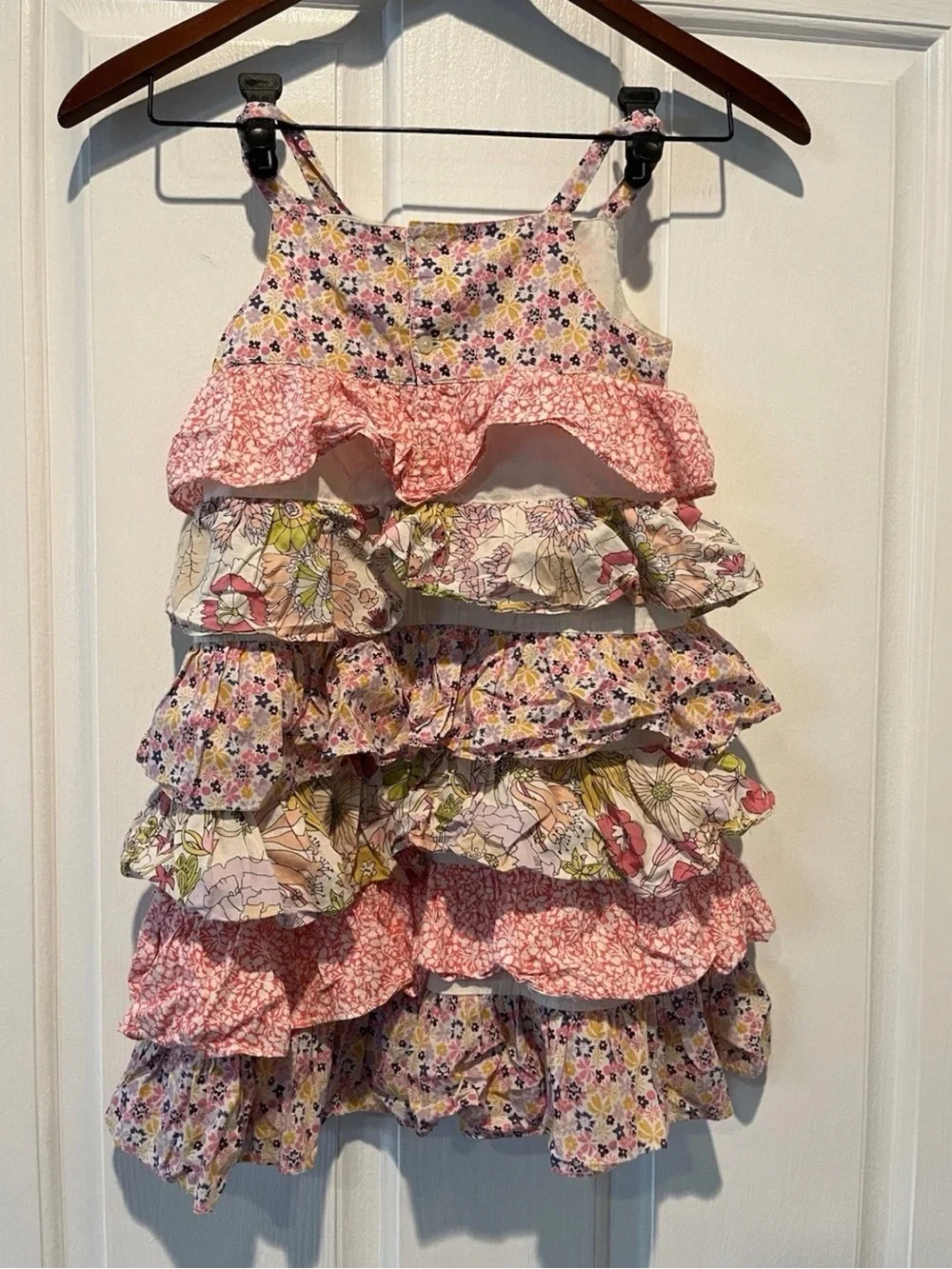 Liberty of London Target Ruffled Sleeveless Dress Floral Flowers 5T